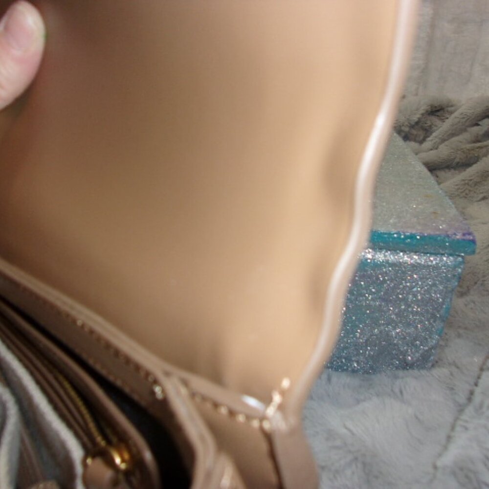 E-106 ZARA SPLIT SUEDE/LEATHER CROSSBODY BAG - Picture 8 of 14